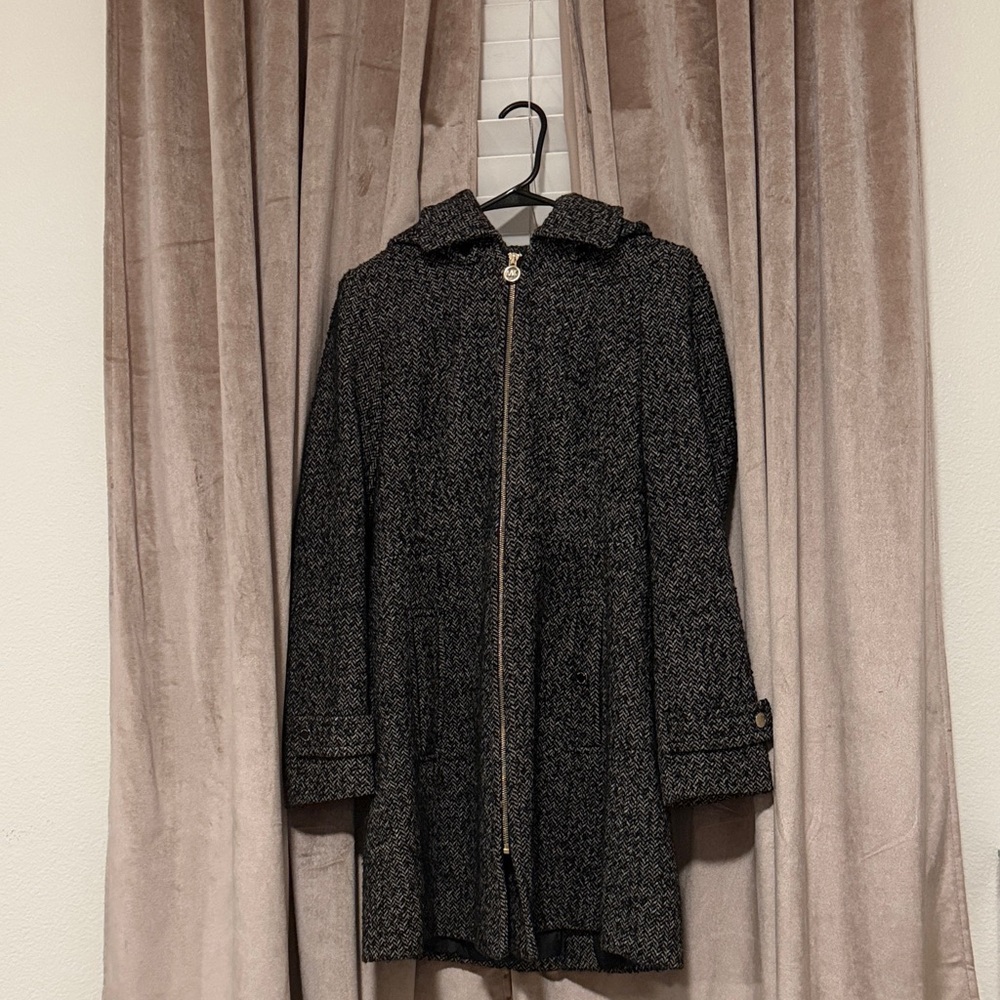 MICHAEL Michael Kors Black Trench Coat